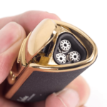 Jobon Cigar Lighter Triple Jet Flame Torch Lighter with Cigar Puncher - Black - Image 2