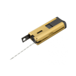 New 2 In 1 Metal Cigar Lighter Holder Strong Power Torch Cigar Lighter Butane Gas Jet Blue Flame Green - Image 4