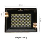 Hemingway Ceramic Cigar Ashtray for 2 Cigars, Living Room Design Smoking Ash Tray Special Edition - Image 5