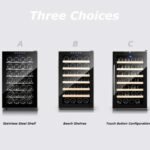 Vinocave Electronic Wine Cooler | Touch-Screen Wine Fridge with Humidity Control | model 120A - Image 9