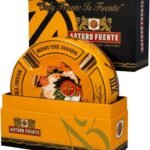 Arturo Fuente Cigar Ashtray, Premium Ceramic 4-Cigar Ashtray, Yellow Rush the Hands Design, Luxury Ashtray for Cigars, Smoking Accessories for Home, Office & Lounge