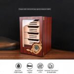 CIGAROL Electric Cigar Humidor Cabinet | Ornate Dragon Design with Spanish Cedar Drawers - Image 5