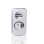 Hemingway Luxury Cigar Cutter Stainless Steel V-Cut and Round Cut with Cigar Punch