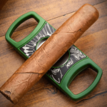 Stainless Steel Pocket Cigar Cutter V- cut cigar  Double Blades With Cigar Stand Gift Box - Image 2