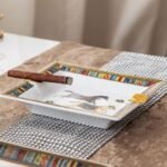 LUBINSKI Ceramic Cigar Ashtray for 2 Cigars Holder Smoking Ash Tray Decoration White - Image 2