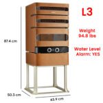 Afidano Electric Cigar Humidor, Dual‑Zone Smart Humidifier with Touchscreen & Digital Hygrometer, Wi‑Fi App Control, UV‑Protected Glass, Spanish Cedar WOOD, Holds Up to 250 Cigars – (JC50A-L3) - Image 10