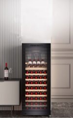 Vinocave CWC‑200A 80-Bottle Wine Refrigerator | Stainless Steel Cooler with Beech Wood Shelves - Image 10
