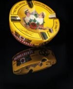 Arturo Fuente Cigar Ashtray, Premium Ceramic 4-Cigar Ashtray, Yellow Rush the Hands Design, Luxury Ashtray for Cigars, Smoking Accessories for Home, Office & Lounge - Image 4
