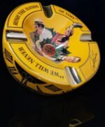Arturo Fuente Cigar Ashtray, Premium Ceramic 4-Cigar Ashtray, Yellow Rush the Hands Design, Luxury Ashtray for Cigars, Smoking Accessories for Home, Office & Lounge - Image 5
