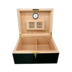 Donatus Cedar Cigar Humidor Case – Large Capacity Cigar Storage Box with Humidifier & Hygrometer - Image 2