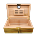 Donatus Cedar Wood Cigar Humidor Case Large Capacity Cigar Storage Box W/Humidifier & Hygrometer - Image 2