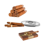 Premium Cigar Cutter Stainless Steel Double Blades Cigar Cutter  Round Cut - Silver - Image 2