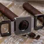 Portable Cigar Cutter Grey Gift Boxed Cigar Cutter Zinc Alloy Plated Stainless Steel Double Edge Cigar Cutter - Image 6