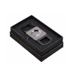 Portable Cigar Cutter Grey Gift Boxed Cigar Cutter Zinc Alloy Plated Stainless Steel Double Edge Cigar Cutter - Image 5