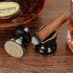 Ceramic Cigar Ashtray Cigar Holder Portable Ceramic Cigar Holder Stand Pocket Mini Black - Image 2