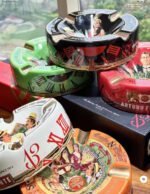 Arturo Fuente Cigar Ashtray, Premium Ceramic 4-Cigar Ashtray, Yellow Rush the Hands Design, Luxury Ashtray for Cigars, Smoking Accessories for Home, Office & Lounge - Image 11