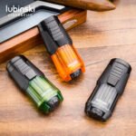 Lubinski Gradient Jet Flame Cigar Lighter – Windproof Refillable Torch, Premium Metal Design - Image 4