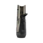 Lubinski Jet Flame Cigar Lighter With Punch Cigar Holder Metal Body Refillable Gray - Image 5
