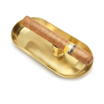 Jifeng Cigar Stand and Ashtray Set - Copper in Antique Bronze - with 9mm Punch Screw into The Base - Image 2