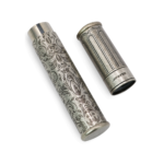 Jifing Cigar Case Bronze Engraved Stainless Steel Portable Cigar Tube - Image 3