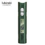 Lubinski Cigar Humidifier for Humidity Checking – Digital Display, Blue Light for Currency Note Verification, Type-C Charging Port, Cigar Holder on Top, On/Off Button