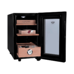 Hemingway Electric Cigar Humidor Cabinet With Hygrometer - Image 2