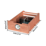 Hemingway Electric Cigar Humidor Cabinet With Hygrometer - Image 5