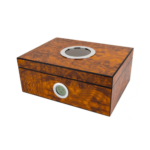 Luxury Cigar Humidor Cabinet with Digital Hygrometer Spanish Cedar Lined Cigar Box - Image 2