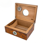 Luxury Cigar Humidor Cabinet with Digital Hygrometer Spanish Cedar Lined Cigar Box - Image 4