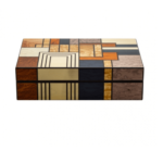 Luxury Handcrafted Cigar Humidor – Premium Cedar Wood Storage Box for 25 Cigars with Divider - Image 4