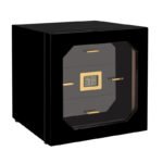 Clear Acrylic Humidor | Portable Cigar Box with Cedar Tray & Hygrometer - Image 2