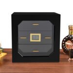 Clear Acrylic Humidor | Portable Cigar Box with Cedar Tray & Hygrometer - Image 6