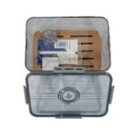 Transparent Acrylic Cigar Humidor | Airtight Travel Box with Cedar Tray & Hygrometer - Image 3