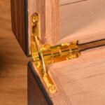 Cigarloog desktop Glass Top Cigar Humidor with Drawer | Digital Hygrometer & Spanish Cedar - Image 9