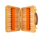 Luxury Aluminium Alloy Cigar Humidor Portable Cigar Storage Box Cedar Wood Interior Holds 20 Cigars - Image 4