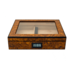 High-Quality Customized Handmade Wooden Glass Top Cigar Humidor (15-20 CT) – Premium Storage - Image 4