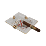 Fuente The OpusX Society Cigar Ashtray - Cenicero de Porcelana Ashtray With 4 Cigar Holders White - Image 2