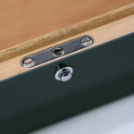 Tiffani Lacquer Cigar Box Green Cedar Wood Cigar Box UPTO 12 Cigar - Image 4