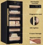 Premium Electric Cigar Humidor - 1200 Count - Professional Climate Control - Image 2