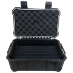 Hemingway Travel Cigar Humidor Case,15 Cigar Capacity, Portable Cigar Box with Built-In Hygrometer & Humidifier, Airtight Waterproof Humidor for Travel, Durable Plastic Protection, free lighter - Image 2