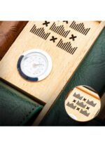 Lubinski Cigar Travel Humidor Set with 5-in-1 premium Lighter, inbulid  hydrometer - Premium Black Leather, 6 Cigar Capacity, Compact and Durable for Travel - Ideal Gift for Cigar Enthusiasts - Image 8