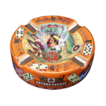 Arturo Fuente Special Edition Large Cuba Ceramic Cigar Ashtray 4 Cigar Holder Ashtray - Orange - Image 5