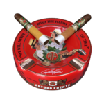 Arturo Fuente Special Edition Large Cuba Ceramic Cigar Ashtray 4 Cigar Holder Ashtray – Red - Image 2