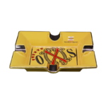 Fuente The OpusX Society Cigar Ashtray Cenicero de Porcelana Ashtray With 4 Cigar Holders Yellow - Image 2