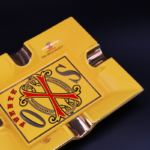 Fuente The OpusX Society Cigar Ashtray Cenicero de Porcelana Ashtray With 4 Cigar Holders Yellow - Image 4