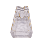 Crystal Glass Ashtray Beautiful Cigar Ashtray Portable Household Cigar Holder Ashtray - Image 3