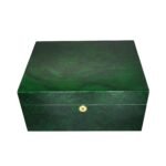 DONATUS Luxury Dark Green Desktop Cigar Humidor – 200 Cigar Capacity, Premium Quality with Hygrometer inbuild & Key Lock | Perfect Gift for Cigar Enthusiasts - Image 2