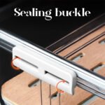 Transparent Acrylic Cigar Humidor | Airtight Travel Box with Cedar Tray & Hygrometer - Image 2